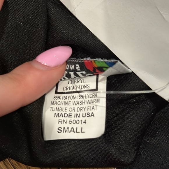 NWT Cheryl Kids Girls Dress Black and White Size Small - Picture 4 of 5